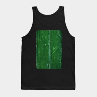 The Wizard Mark on a Green Door Tank Top